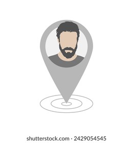 
Location Pin Placeholder. Default placeholder avatar. 
