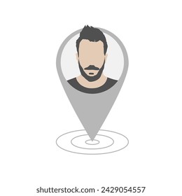 
Location Pin Placeholder. Default placeholder avatar. 