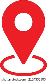 location pin point icon illustration concept