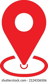 location pin point icon illustration concept