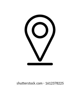   location pin point vector icon