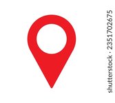 location pin pointer icon design vector
