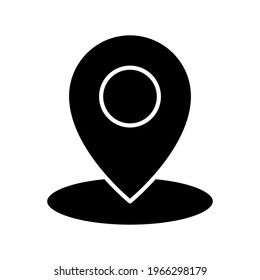 Location, pin, pointer icon vector image. Can also be used for Navigation. Suitable for use on web apps, mobile apps and print media.
