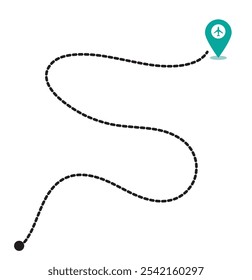 location pin vector, GPS map flat vector sign isolated on a white background