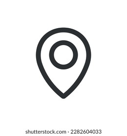 Location pin vector icon .