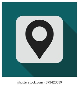 Location pin vector icon