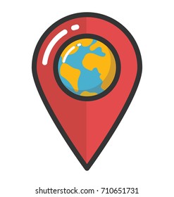 Location Pin Vector Icon