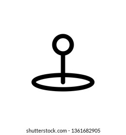Location, pin, vector icon. Can be used for web and mobile. Navigation and map vector icon