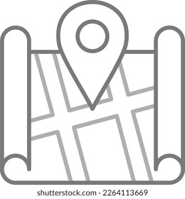 Location Pin Vektorsymbol. Kann für Druck-, Mobil- und Web-Anwendungen verwendet werden.