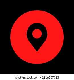 location pin vector icon illustration