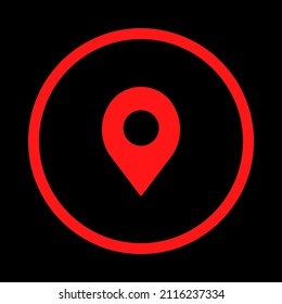 location pin vector icon illustration