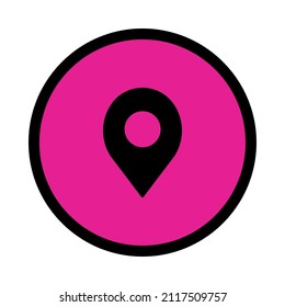location pin vector icon illustration