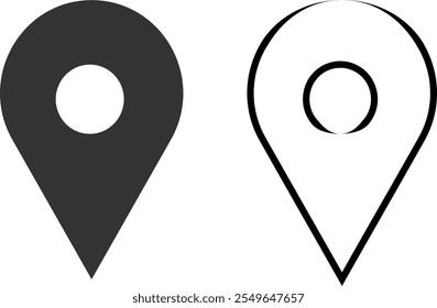 localização pin vetor, ícone ilustração perfeito para símbolos
