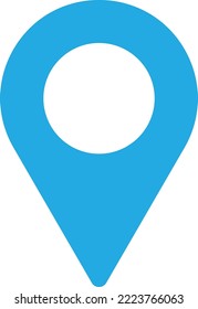Location pin Vector Icon which is suitable for commercial work and easily modify or edit it
