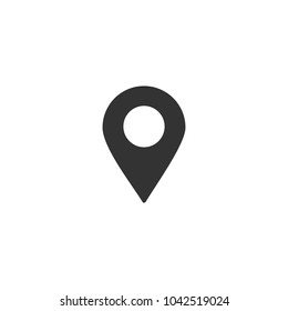 Location pin. Vector illustration.