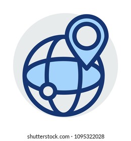  location pin world 