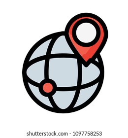  location pin world 