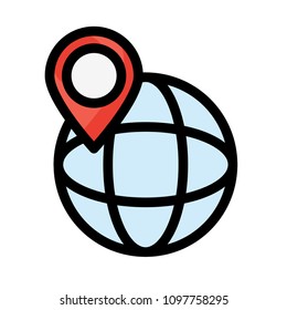  location pin world 