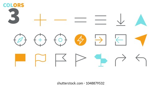 Location Pixel Perfect Well-crafted Vector Thin Line Icons 48x48 Ready for 24x24 Grid for Web Graphics and Apps. Simple Minimal Pictogram Part 4