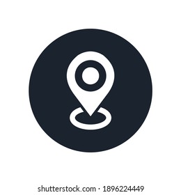 Icono de ubicación (ilustración vectorial)
