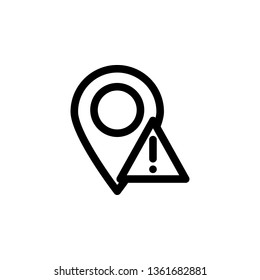 Location, placeholder, vector icon. Can be used for web and mobile. Navigation and map vector icon