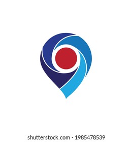 Location point icon vector illustration design