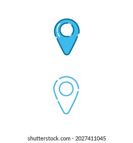 Location point icon vector illustration design 