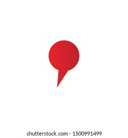 Location point Logo design illustration