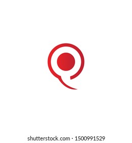 Location point Logo design illustration