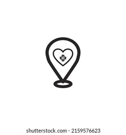 Location point logo Free Vector
