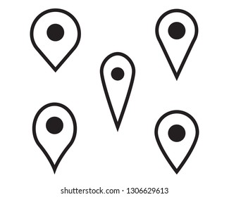 Location point Logo Template Illustration