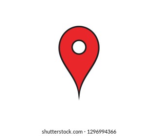 Location point Logo template vector icon illustration design