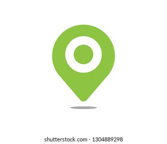 Location point Logo template vector icon illustration design