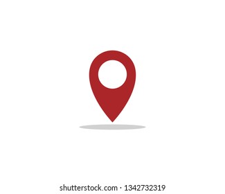 Location point Logo template vector icon illustration design