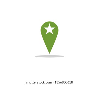 Location point Logo template vector icon illustration design