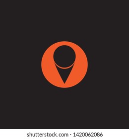 Location point Logo template vector icon illustration design Vector