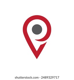 Location point Logo vector icon template