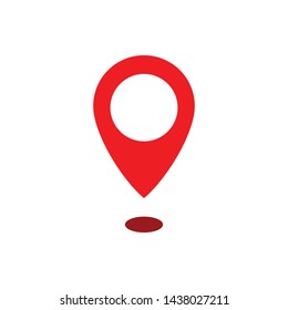 Location point Logo vector illustration template