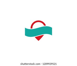Location point Logo vector template