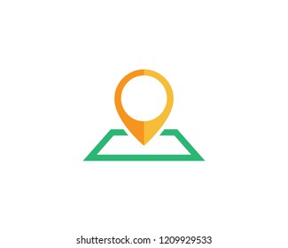 Location point Logo vector template