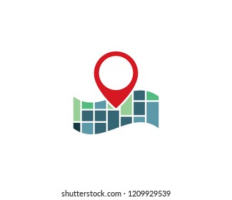 Location point Logo vector template