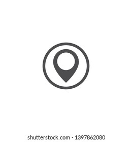 Location point Logo vector template