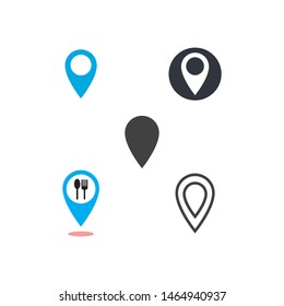 Location point Logo vector template