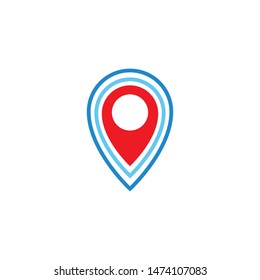 Location point Logo vector template