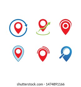 Location point Logo vector template