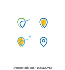 Location point Logo vector template