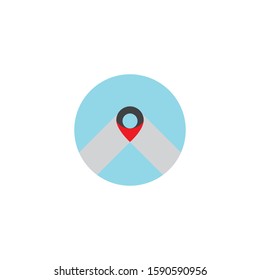 Location point Logo vector template