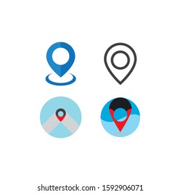 Location point Logo vector template