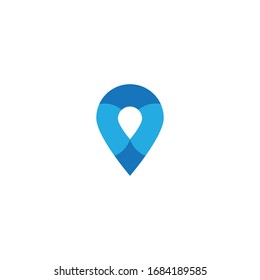 Location point Logo vector template