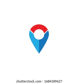 Location point Logo vector template